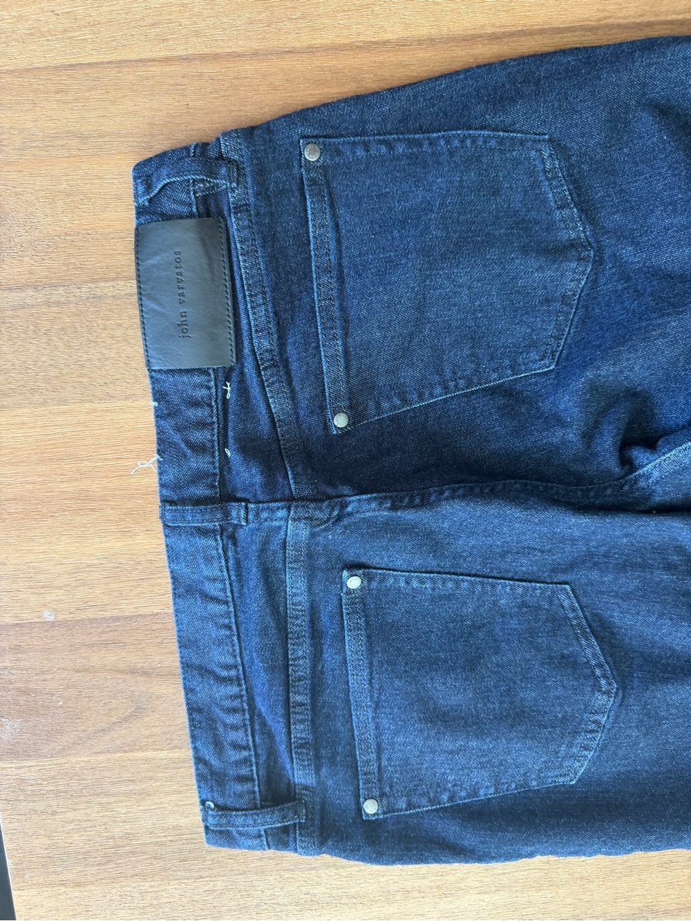 John Varvatos Men’s Indigo Straight Jeans